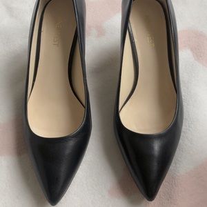 Nine West Pump, black, lamb skin, US6